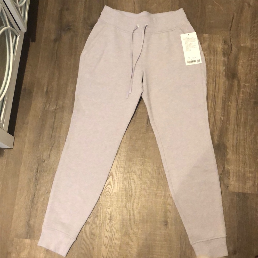 Warm down lululemon jogger pants